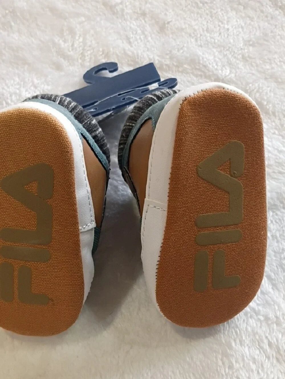 Fila Brown and Green Infant Walker Shoes